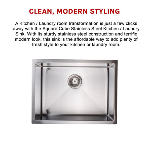 Stainless Steel Sink 600 X 450Mm Kitchen Sinks