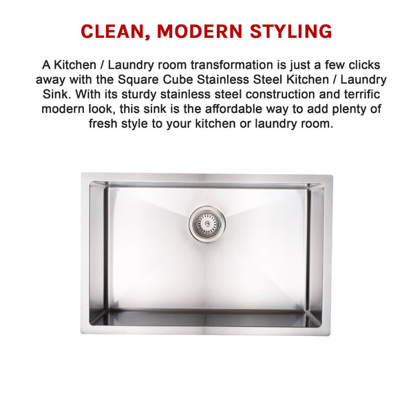 Stainless Steel Sink 700 X 450Mm Kitchen Sinks