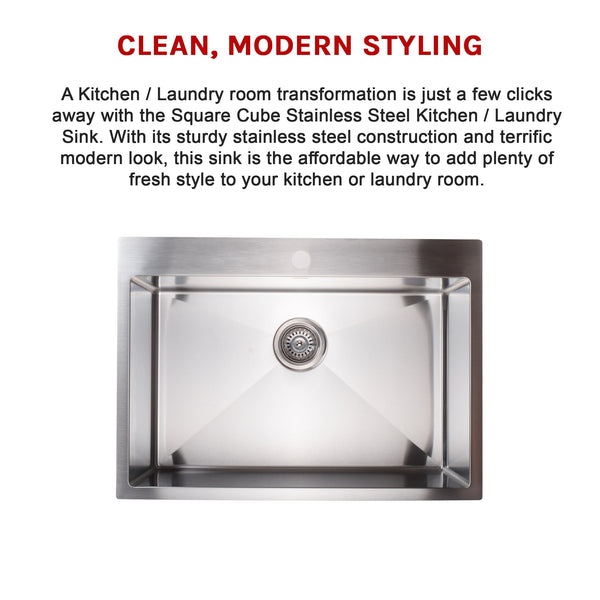Stainless Steel Sink 700 X 500Mm Kitchen Sinks