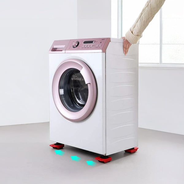 4 X All Purpose Dolly Plastic Heavy Duty Furniture Mover Slider Set Workshop Dollies