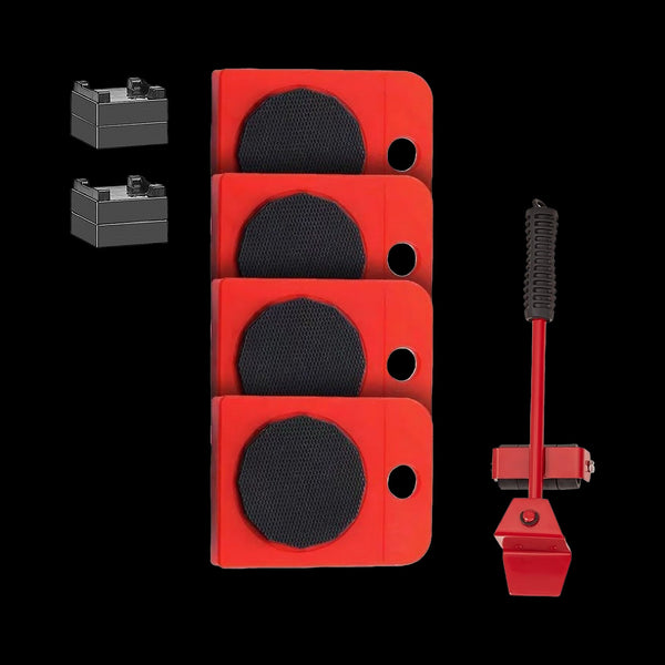 4 X All Purpose Dolly Plastic Heavy Duty Furniture Mover Slider Set Workshop Dollies