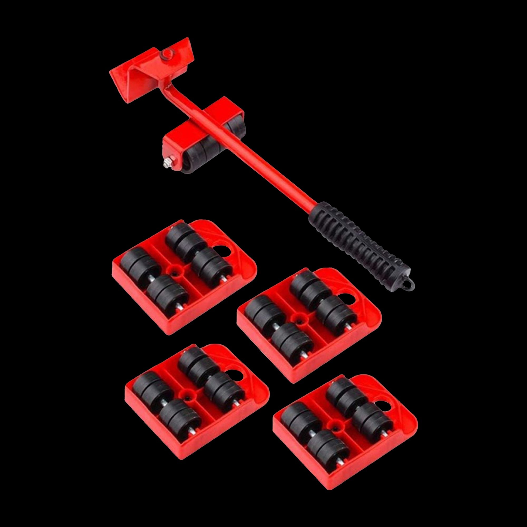 4 X All Purpose Dolly Plastic Heavy Duty Furniture Mover Slider Set Workshop Dollies