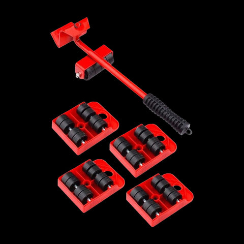 4 X All Purpose Dolly Plastic Heavy Duty Furniture Mover Slider Set Workshop Dollies