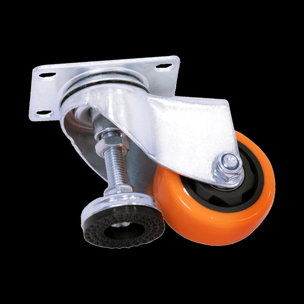 Leveling Casters Swivel Wheels Set Of 4 360 Kg Total Load Capacity Castor Wheels