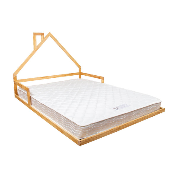 Pine Wood Floor Bed House Frame For Kids And Little Ones Single Bed Frames