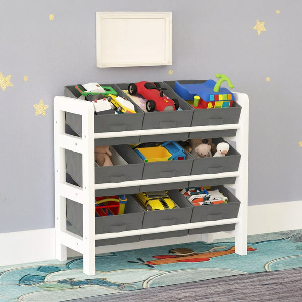 Toy Box Storage Unit Drawers Childrens Bedroom Shelf Little One Nursery Furniture Grey Toy Boxes