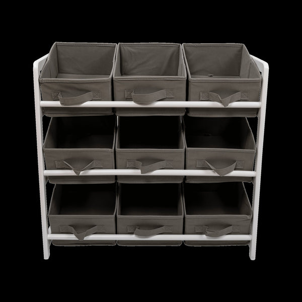 Toy Box Storage Unit Drawers Childrens Bedroom Shelf Little One Nursery Furniture Grey Toy Boxes