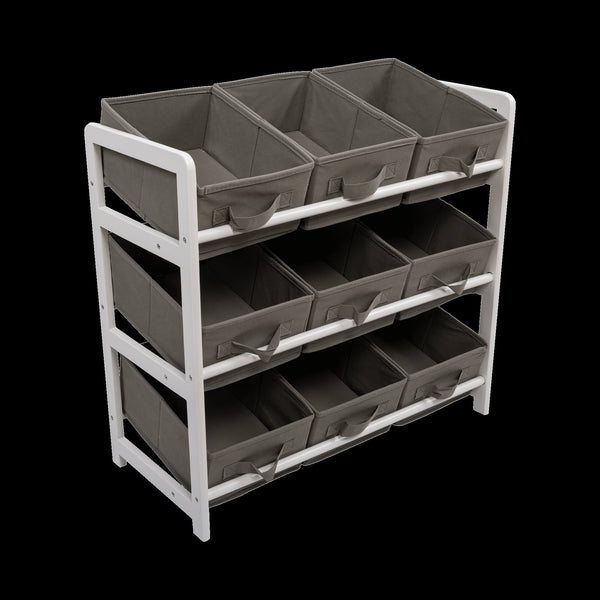 Toy Box Storage Unit Drawers Childrens Bedroom Shelf Little One Nursery Furniture Grey Toy Boxes