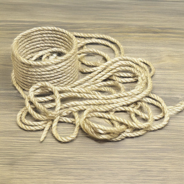5Mm X 100M Sisal Rope Natural Jute Hemp Manila Twine Cord Crafting Tools