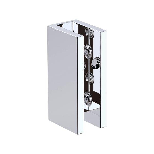 120Cm Frameless Glass Bath Screen With Stainless Steel Brackets Chrome Shower Enclosures