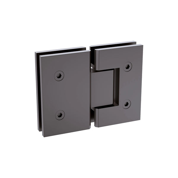 100Cm Frameless Glass Bath Screen With Stainless Steel Brackets Gunmetal Shower Enclosures
