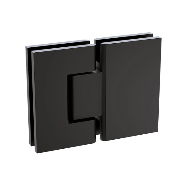 90Cm Frameless Glass Bath Screen With Brass Brackets Black Shower Enclosures