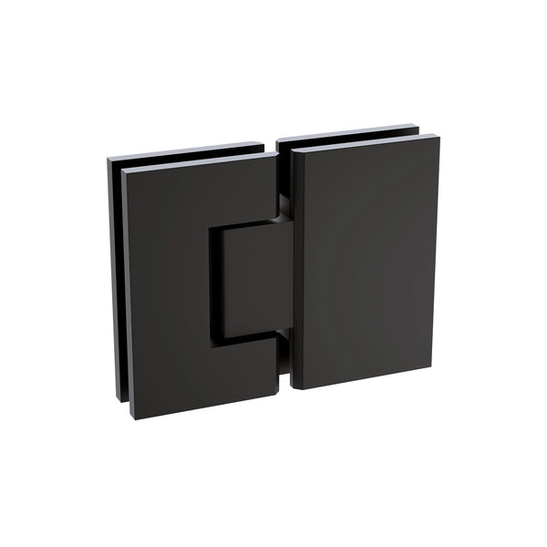 100Cm Frameless Glass Bath Screen With Brass Brackets Black Shower Enclosures