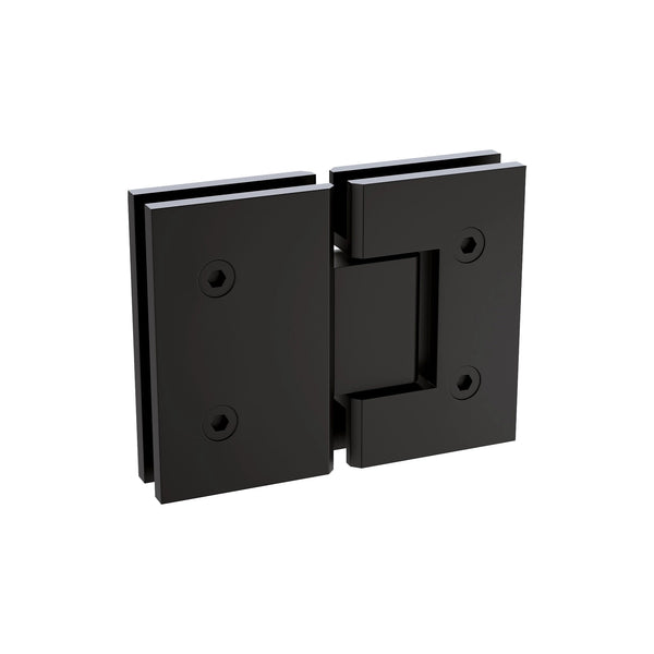 100Cm Frameless Glass Bath Screen With Brass Brackets Black Shower Enclosures