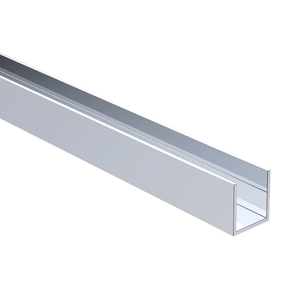 120Cm Frameless Glass Bath Screen With Channel And Stainless Steel Hinges Chrome Shower Enclosures