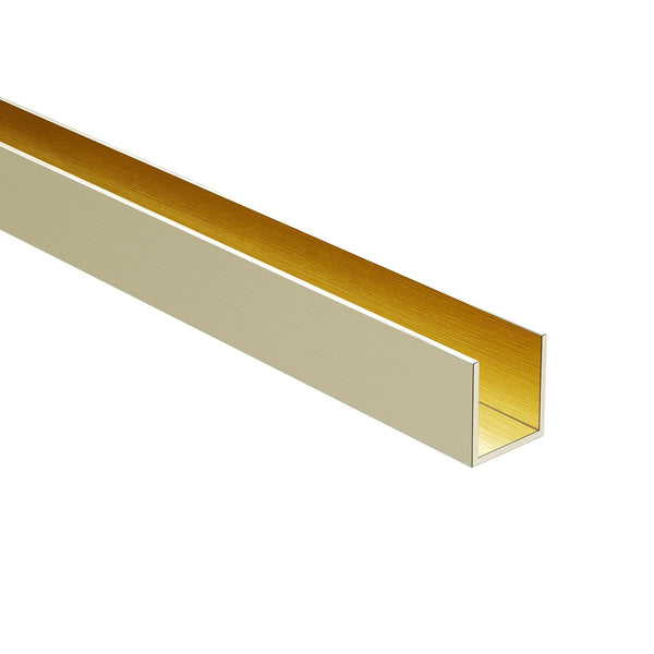 100Cm Frameless Glass Bath Screen With Channel And Stainless Steel Hinges Gold Shower Enclosures