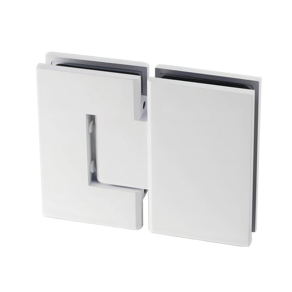 120Cm Frameless Glass Bath Screen With Channel And Stainless Steel Hinges White Shower Enclosures