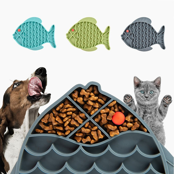 Silicone Slow Feeding Mat For Dogs Cats Pets Dog Feeding Mats