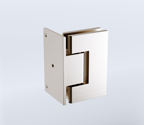 70Cm Frameless Swing Bath Screen With Brushed Nickel Hardware Shower Enclosures
