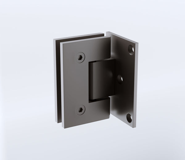 70Cm Frameless Swing Bath Screen With Brushed Gunmetal Hardware Shower Enclosures