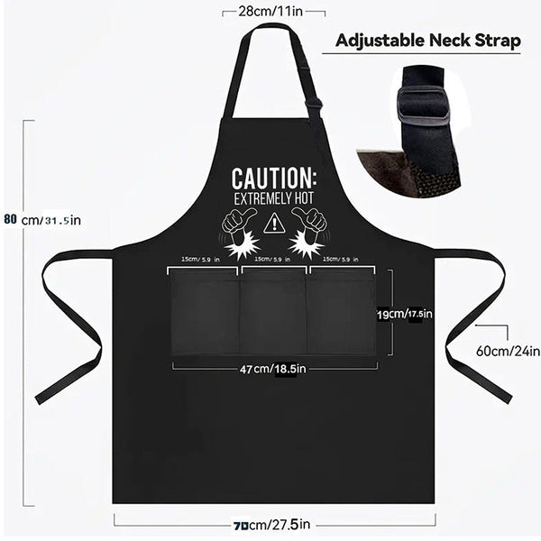 Solid Color Apron For Kitchen And Household Use Waterproof Oil Resistant Aprons