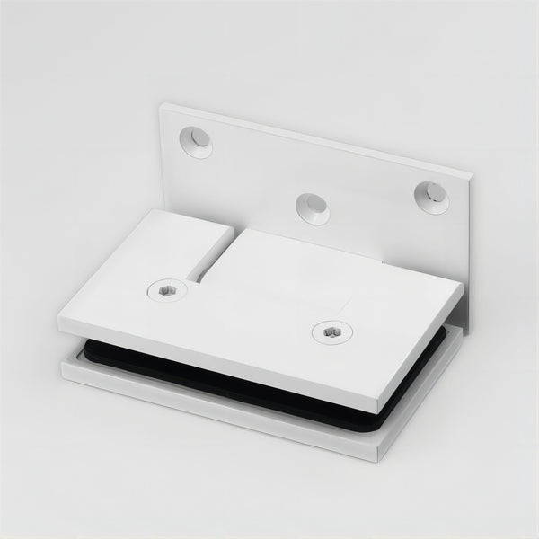 90Cm Frameless Swing Bath Screen With White Hardware Shower Enclosures