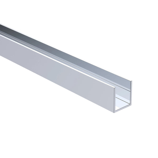 70Cm Frameless Glass Bath Screen With Wall Channel Chrome Shower Doors