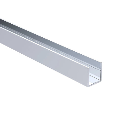 70Cm Frameless Glass Bath Screen With Wall Channel Chrome Shower Doors