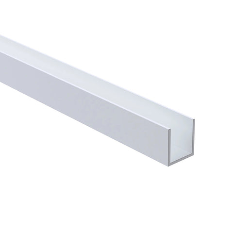 70Cm Frameless Glass Bath Screen With Wall Channel White Shower Doors