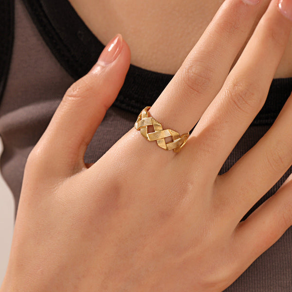 Personalized Trendy Ins Style Adjustable Ring For Women Rings