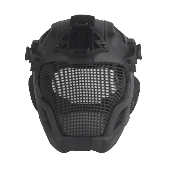 Lightweight Eva Tactical Helmet W23 Full Protection Steel Mesh Mask Included For Cosplay Airsoft Hats & Headwear