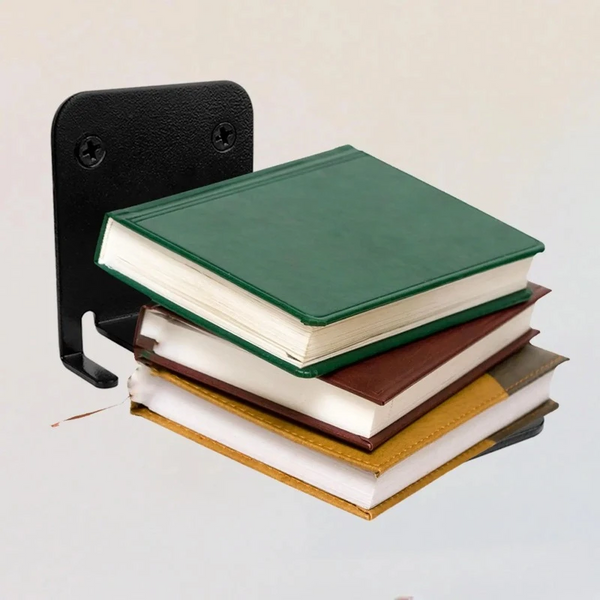 Wall Shelf Floating Bookshelf Stainless Steel Mount Holder Displayfloating Storage Rack Stand Album Ledge Mounted Wall Shelves