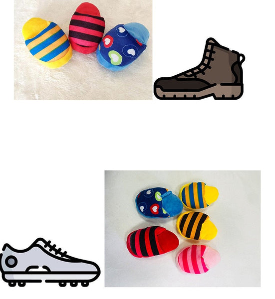 Plush Toy Pet Cat Dog Simulation Sound Comfort Anti Depression Exercise Intellectual Vent Interactive Training Slipper Other Training & Obedience