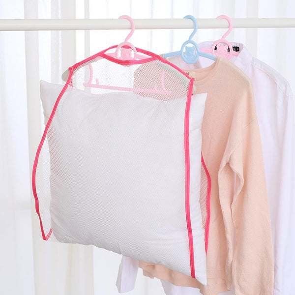 Pillow Air Drying Mesh Net Hanger Bag Clothes Airers