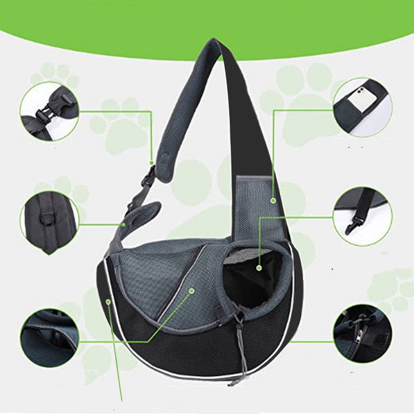 Carrying Pets Bag For Dogs And Cats Portable Crossbody Outdoor Use Pet Transport