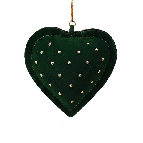 Christmas Tree Decorations With Cotton Filled Heart And Bow Festive Holiday Ornament For Window Display Seasonal Decorations