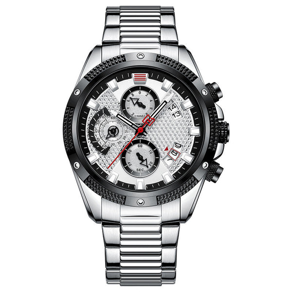 Veile Studios Mens Fashion Sports Waterproof Multifunctional Large Dial Quartz Watch Stylish Watches