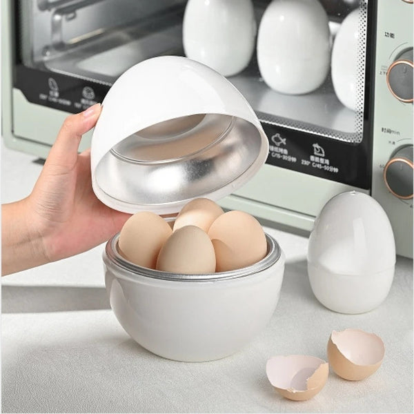 Capacity For Four Eggs Microwave Steamer Boiler Cooker Kitchen Tool Other Kitchen Gadgets