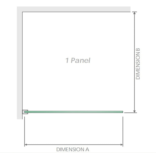 90X90cm Corner Frameless Shower Screen With Chrome Brackets And Ss Hinges Square Double Pull Handle Shower Enclosures