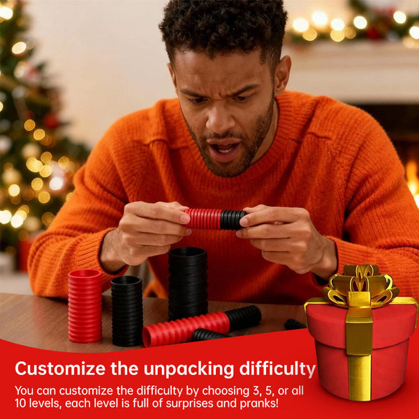 Annoying Nested Puzzle Gift Box Creative Money Card Holder Container For Christmas & Birthday Gifts Gift Boxes