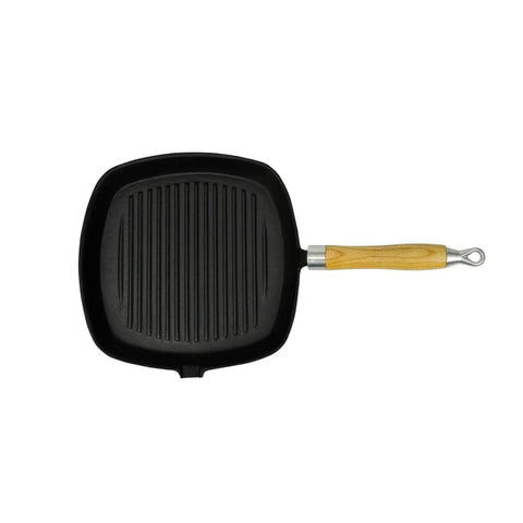 Grill Pan With Handle Cast Iron 20X20 Cm Frying & Grill Pans