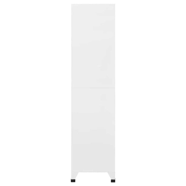 Vidaxl Locker Cabinet With 9 Compartments Steel 90X45x180 Cm Grey Storage Units