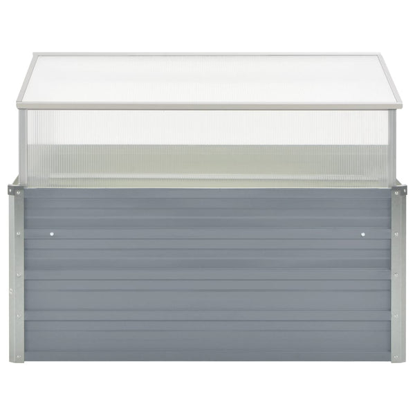 Vidaxl Greenhouse 100X100x85 Cm Galvanised Steel Grey Greenhouses