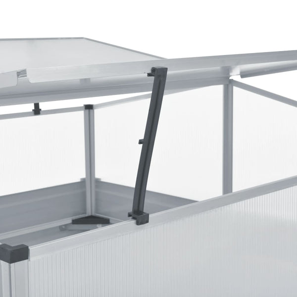 Vidaxl Greenhouse 100X100x85 Cm Galvanised Steel Grey Greenhouses