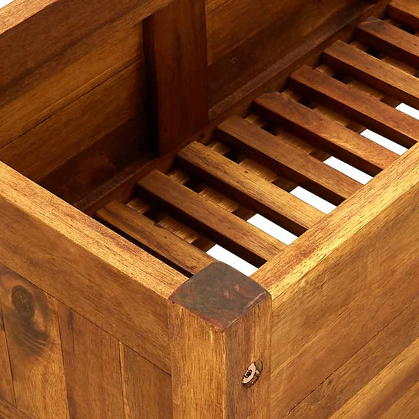 Vidaxl Garden Raised Bedacacia Wood 100X30x25 Cm Raised Garden Beds
