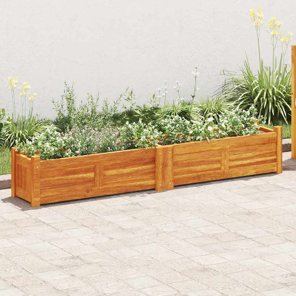 Vidaxl Garden Raised Bed Acacia Wood 150X30x25 Cm Raised Garden Beds
