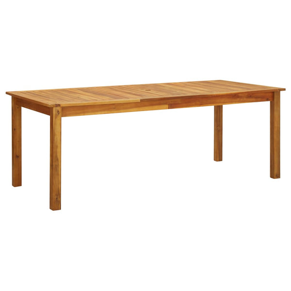 Vidaxl Garden Table 200X90x74 Cm Solid Acacia Wood Patio & Garden Tables