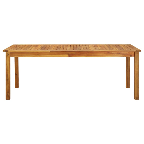 Vidaxl Garden Table 200X90x74 Cm Solid Acacia Wood Patio & Garden Tables
