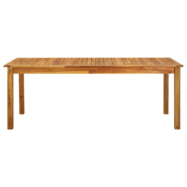 Garden Table 200X90x74 Cm Solid Acacia Wood