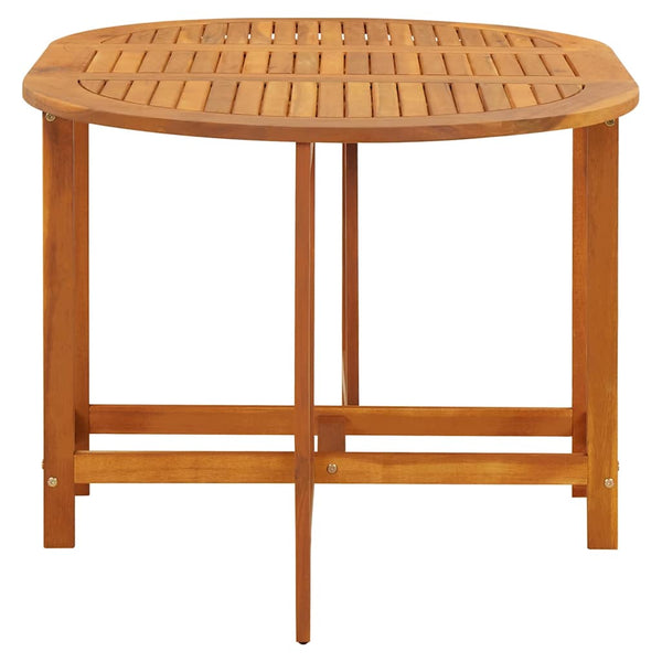 Vidaxl Garden Table 130X90x72 Cm Solid Acacia Wood Patio & Garden Tables